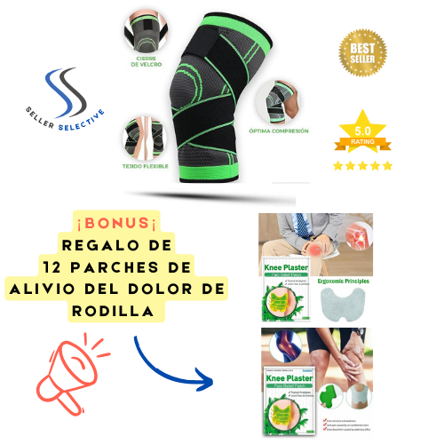 Rodillera Deportiva Ajustable 1pcs (Talla Única)