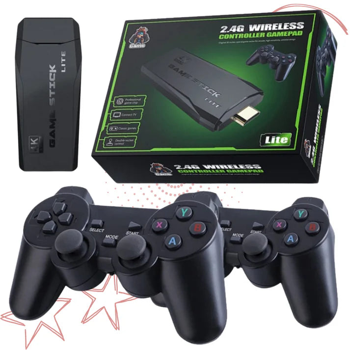 Consola GAME STICK RETRO HDMI 4K 64GB M8